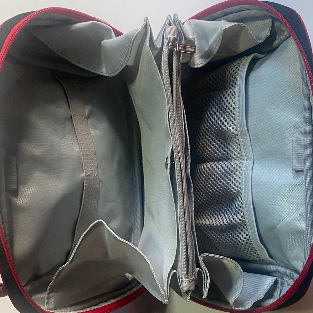 Black and Red electonics travel Bag - Picture 3 of 3